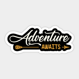 Adventure Awaits Sticker